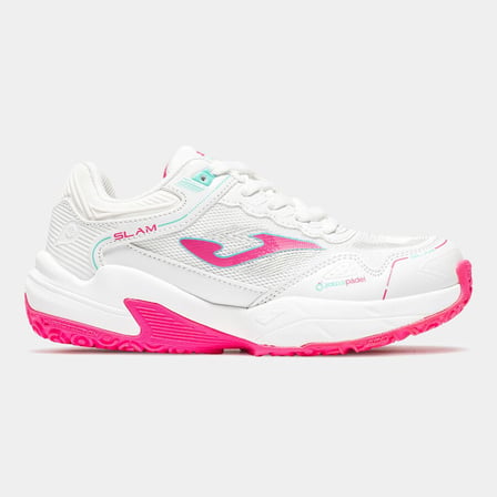 Joma JSLAMS2632OM Slam Jr Tenis ve Padel Ayakkabısı Çocuk - Beyaz/Pembe