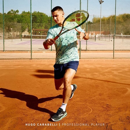 Joma TACES2601C Ace Toprak Kort Erkek Tenis Ayakkabısı - Siyah/Turkuaz
