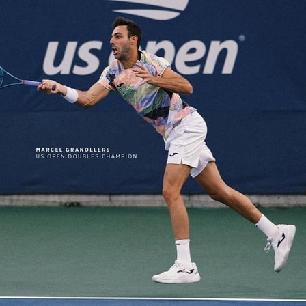 Joma TROLS2603AC Roland Sert Kort Erkek Tenis Ayakkabısı Lacivert/Turuncu