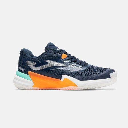 Joma TROLS2603C Roland Toprak Kort Erkek Tenis Ayakkabısı Lacivert/Turuncu