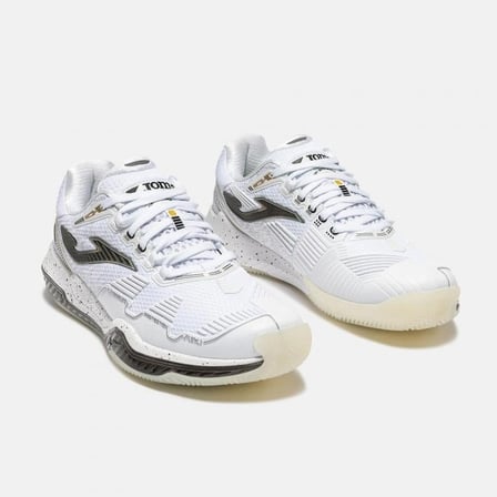 Joma TPOIS2602AC Point Toprak & Sert Kort Erkek Tenis Ayakkabısı Beyaz