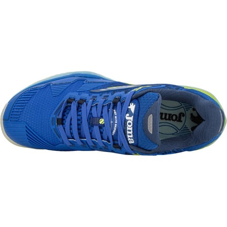 Joma TPOIS2604AC Point Toprak & Sert Kort Erkek Tenis Ayakkabısı Mavi / Lime Yeşili