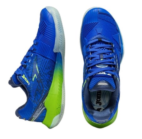 Joma TPOIS2604C Point Toprak Kort Erkek Tenis Ayakkabısı Mavi / Lime Yeşili