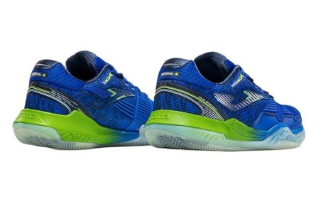 Joma TPOIS2604C Point Toprak Kort Erkek Tenis Ayakkabısı Mavi / Lime Yeşili