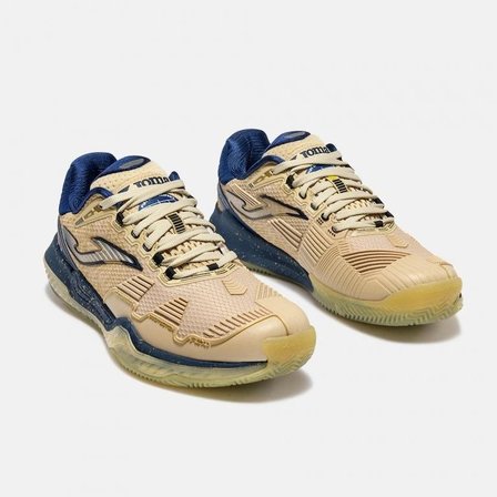 Joma TPOIS2625C Point Toprak Kort Erkek Tenis Ayakkabısı Bej/Lacivert