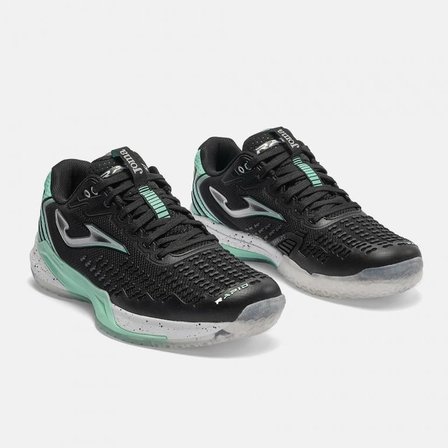 Joma TRAPS2601AC Rapid Sert Kort Erkek Tenis Ayakkabısı Siyah / Mentol Yeşili