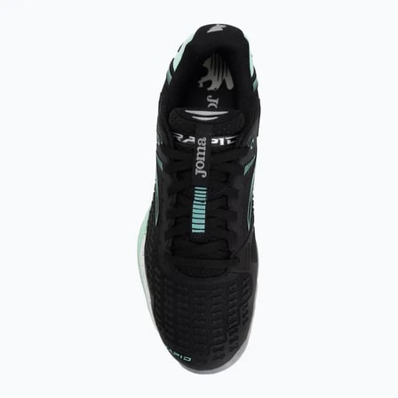 Joma TRAPS2601C Rapid Toprak Kort Erkek Tenis Ayakkabısı - Siyah/Mentol