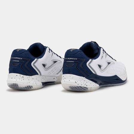 Joma TRAPS2602AC Rapid Sert Kort Erkek Tenis Ayakkabısı Beyaz / Lacivert