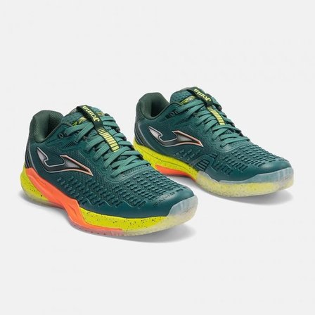 Joma TRAPS2617C Rapid Toprak Kort Erkek Tenis Ayakkabısı Yeşil / Turuncu