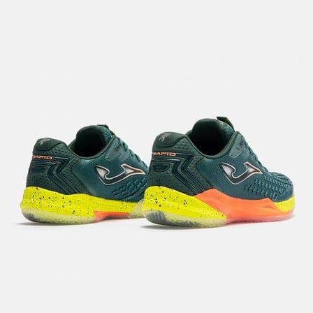 Joma TRAPS2617C Rapid Toprak Kort Erkek Tenis Ayakkabısı Yeşil / Turuncu