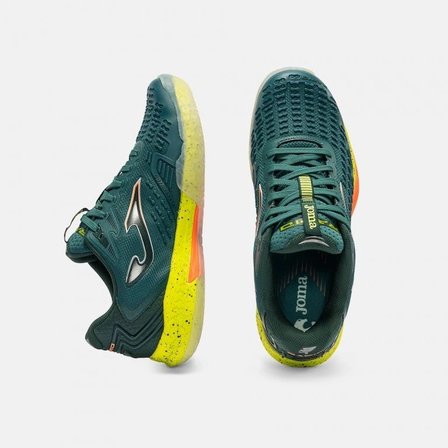 Joma TRAPS2617C Rapid Toprak Kort Erkek Tenis Ayakkabısı Yeşil / Turuncu