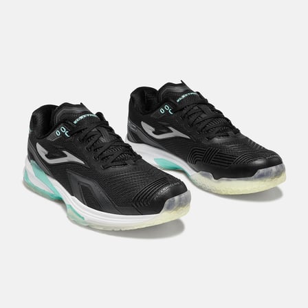 Joma TELCS2601C Electric Toprak Kort Erkek Tenis Ayakkabısı - Siyah/Mavi