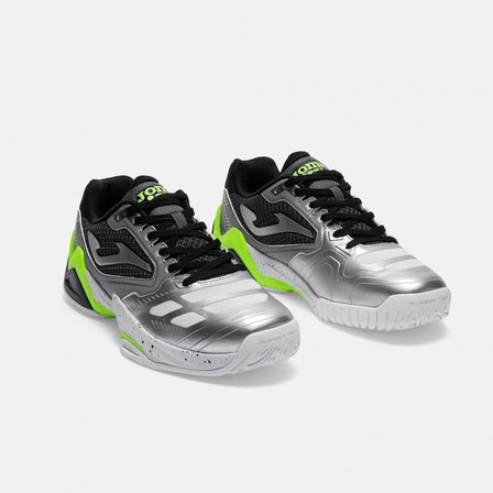 Joma TSETS2612AC SET Sert Kort Erkek Tenis Ayakkabısı Gümüş/Siyah