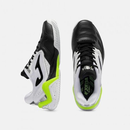 Joma TSETS2632C SET Toprak Kort Erkek Tenis Ayakkabısı Siyah/Beyaz