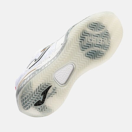 Joma TPOILS2602AC Point Lady 26 Toprak & Sert Kort Kadın Tenis Ayakkabısı - Beyaz/Altın