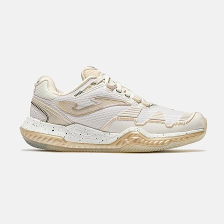 Joma TPOILS2625AC Point Lady Sert & Toprak Kort Kadın Tenis Ayakkbısı - Krem/Bej