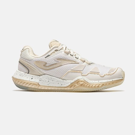 Joma TPOILS2625C Point Lady Toprak Kort Kadın Tenis Ayakkbısı - Krem/Bej