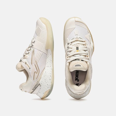 Joma TPOILS2625C Point Lady Toprak Kort Kadın Tenis Ayakkbısı - Krem/Bej