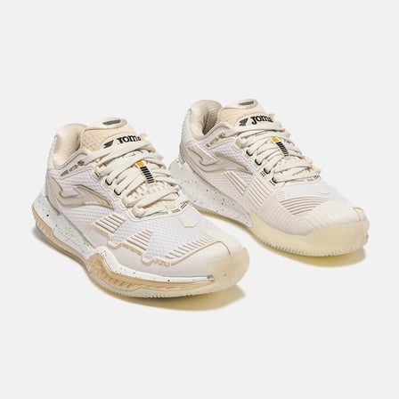 Joma TPOILS2625C Point Lady Toprak Kort Kadın Tenis Ayakkbısı - Krem/Bej