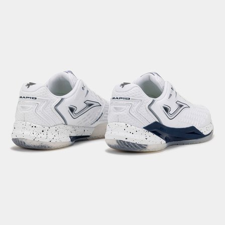 Joma TRALS2602AC Rapid Lady Sert ve Toprak Kort Kadın Tenis Ayakkbısı - Beyaz/Lacivert