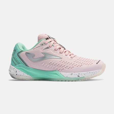 Joma TRALS2613C Rapid Lady Toprak Kort Kadın Tenis Ayakkbısı - Pembe/Yeşil