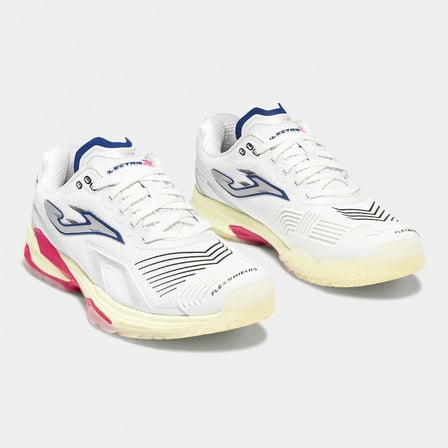 Joma TECLS2602AC Electric Lady Sert & Toprak Kort Kadın Tenis Ayakkabısı - Beyaz/Pembe