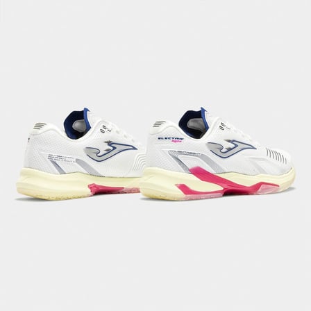 Joma TECLS2602C Electric Lady Toprak Kort Kadın Tenis Ayakkabısı - Beyaz/Pembe