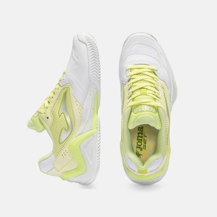 Joma TSELS2611AC Set Lady Sert Kort Kadın Tenis Ayakkabısı Beyaz/Lime