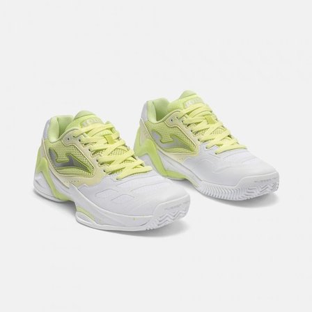Joma TSELS2611C Set Lady Toprak Kort Kadın Tenis Ayakkabısı Beyaz/Lime
