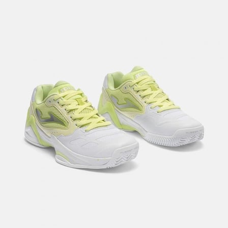 Joma TSELS2611C Set Lady Toprak Kort Kadın Tenis Ayakkabısı Beyaz/Lime