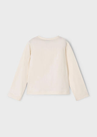 Mayoral Kız Çocuk Çiçek Baskılı Sweatshirt