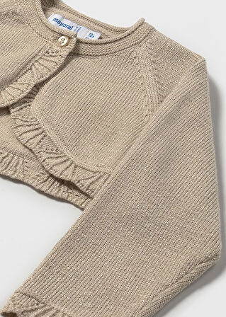 Mayoral Kahve Kız Bebek Hırka 00308