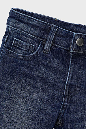 Erkek Çocuk Slim Fit Basic Jean Pantolon - Lacivert | 7 Yaş