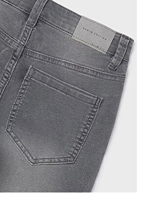 Mayoral Erkek Çocuk Denim Pantolon 8-14 Yaş Gri