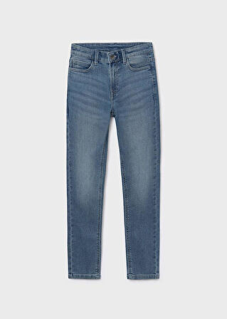Mayoral Erkek Çocuk Denim Pantolon 8-14 Yaş Mavi