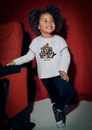 Mayoral Siyah Kız Çocuk Tayt 712