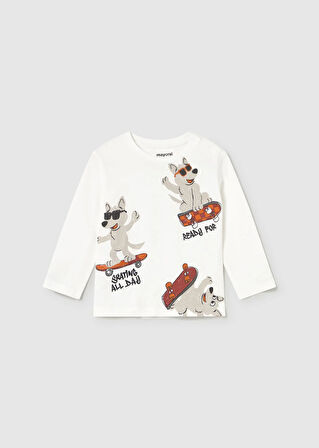 Mayoral Erkek Bebek Baskılı Sweatshirt