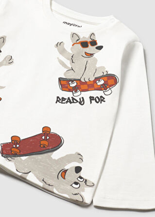 Mayoral Erkek Bebek Baskılı Sweatshirt