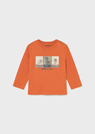 Mayoral Erkek Bebek Baskılı Sweatshirt