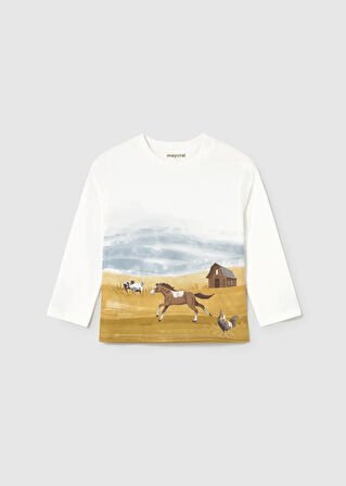 Mayoral Erkek Bebek Baskılı Sweatshirt