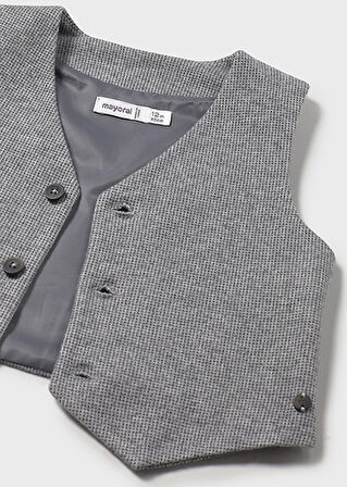 Mayoral Gri Erkek Bebek Yelek 2349