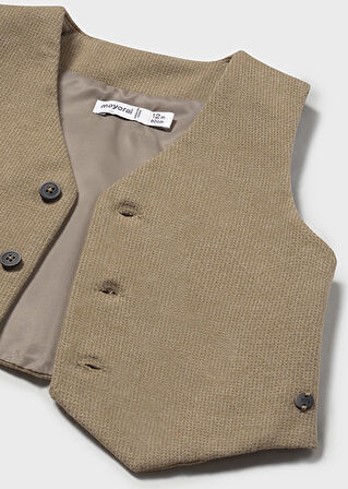 Mayoral Krem Erkek Bebek Yelek 2349