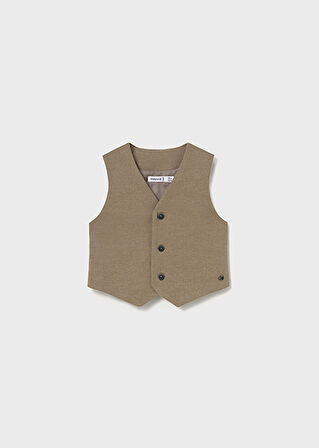 Mayoral Krem Erkek Bebek Yelek 2349