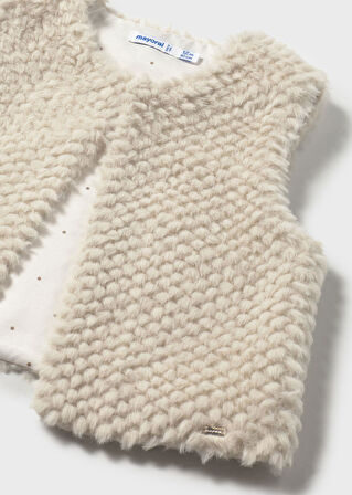 Mayoral Kız Bebek Peluş Yelek