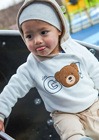 Mayoral Erkek Bebek Kapşonlu Sweatshirt