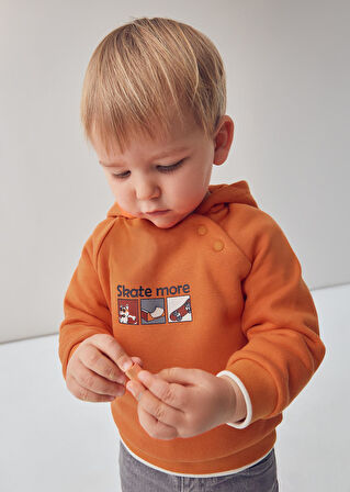 Mayoral Erkek Bebek Kapşonlu Sweatshirt