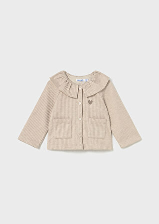 Mayoral Kız Bebek Bej Örme Ceket 2431