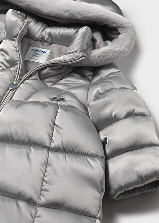 Mayoral Kız Bebek Mont 1-4 Yaş Gri