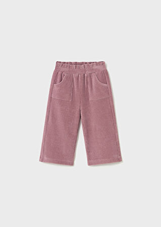 Mayoral Pembe Kız Bebek Kadife Pantolon 2590
