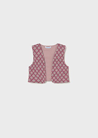 Mayoral Pembe Kız Bebek 3 Parça Yelekli Takım 2593